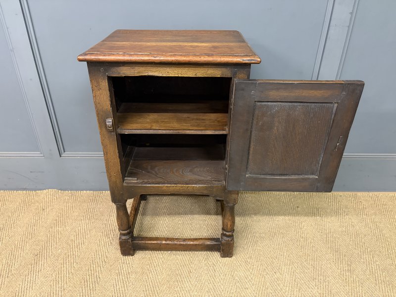 Carved Oak Cupboard - Image 9