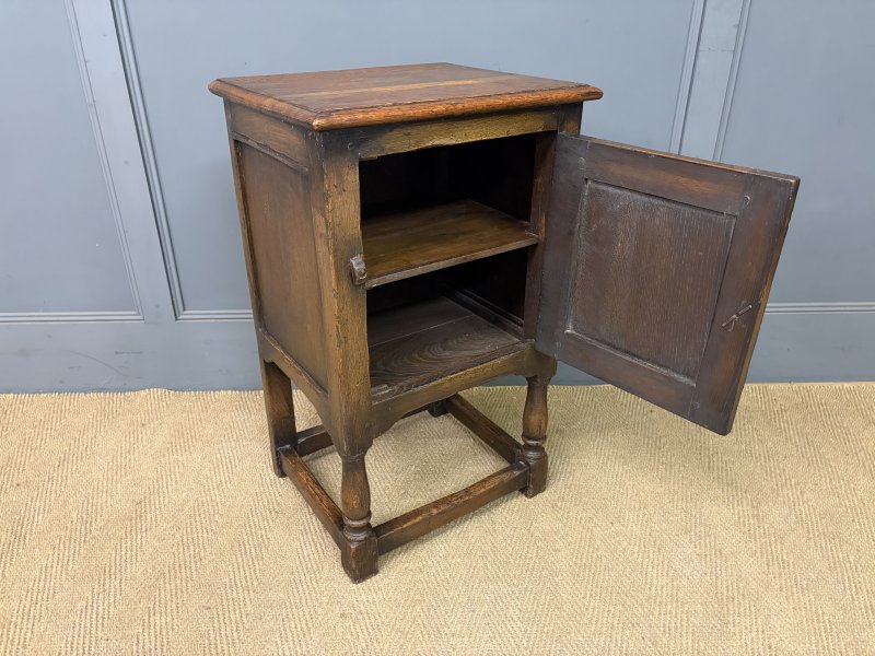 Carved Oak Cupboard - Image 7