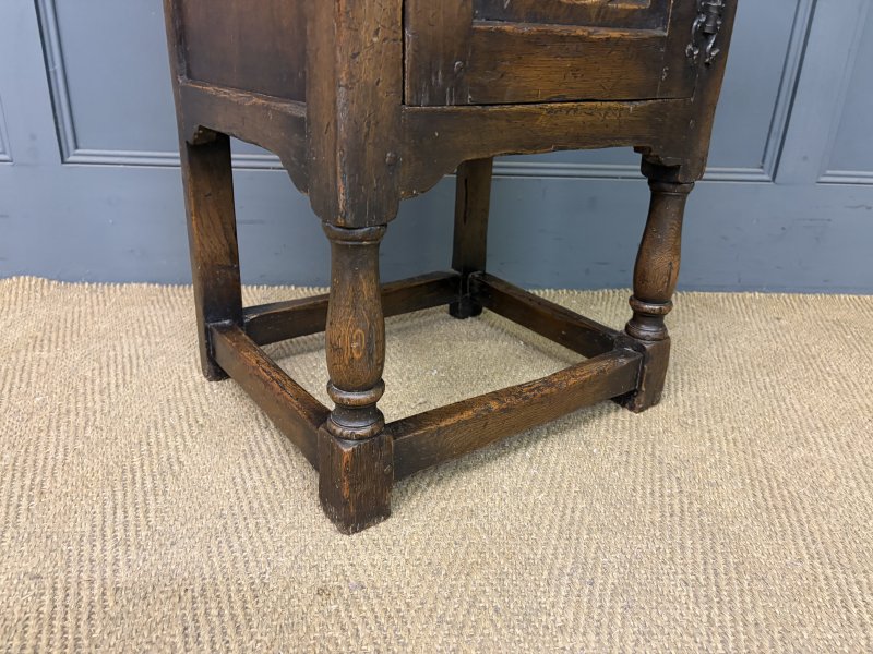 Carved Oak Cupboard - Image 10