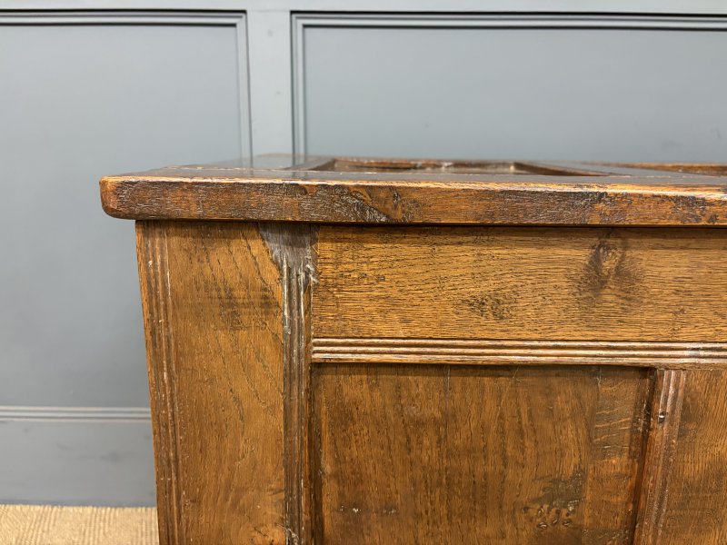 Georgian Oak Coffer - Image 5
