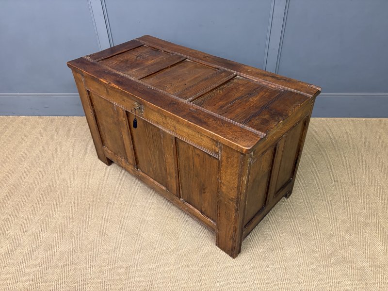 Georgian Oak Coffer - Image 17