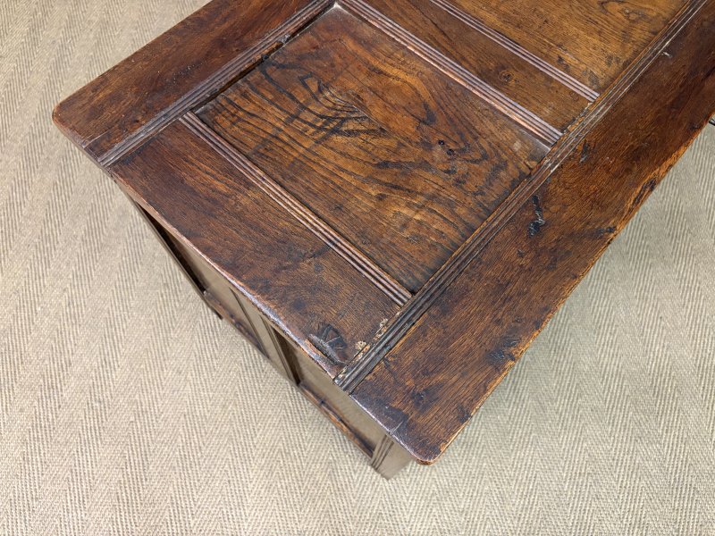 Georgian Oak Coffer - Image 2