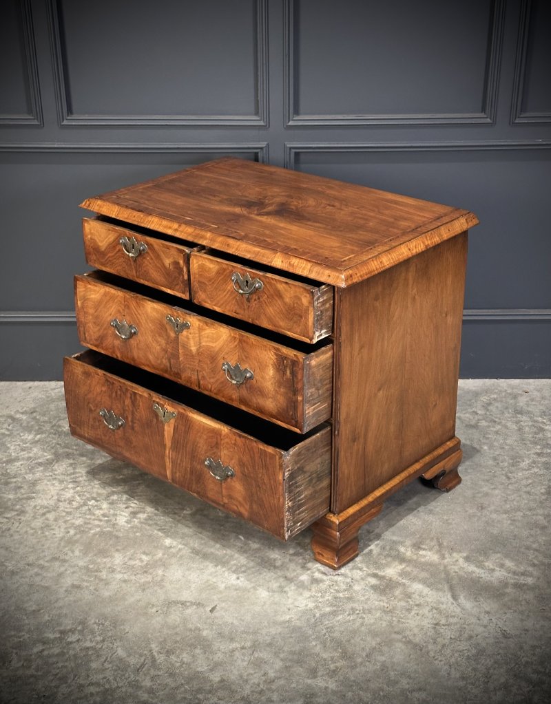 18th Century Queen Anne Walnut Chest of Drawers - Image 10