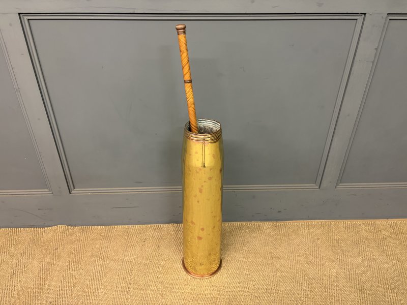 Vintage Shell Casing Stick Stand - Image 7