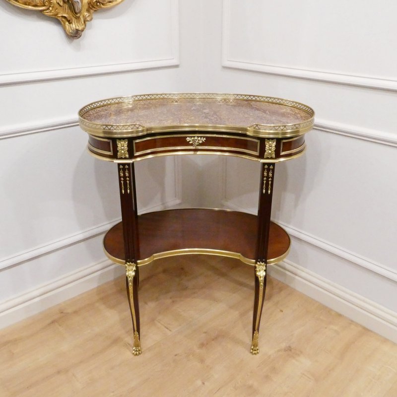 French 19th Century Mahogany Side Table by Maison Millet - Image 2