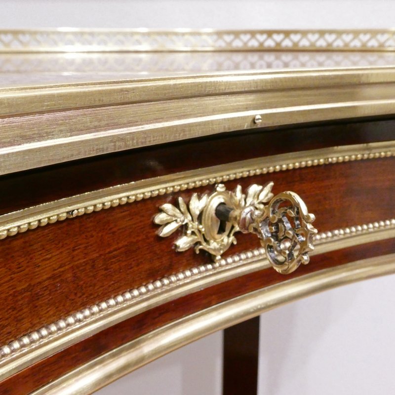 French 19th Century Mahogany Side Table by Maison Millet - Image 3