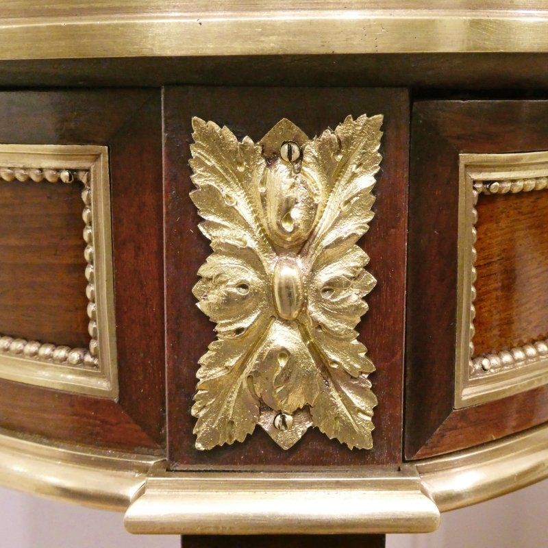 French 19th Century Mahogany Side Table by Maison Millet - Image 5