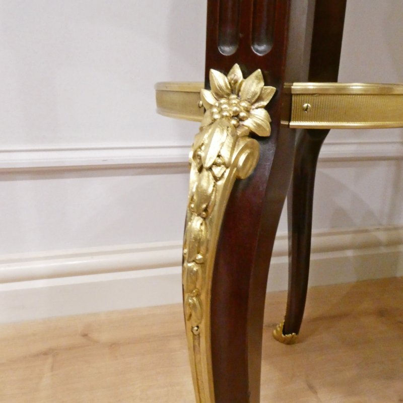 French 19th Century Mahogany Side Table by Maison Millet - Image 9