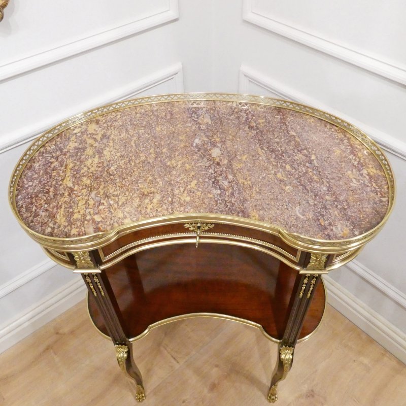 French 19th Century Mahogany Side Table by Maison Millet - Image 6