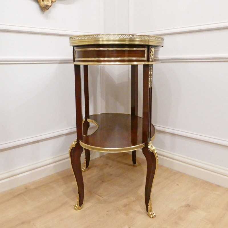 French 19th Century Mahogany Side Table by Maison Millet - Image 14
