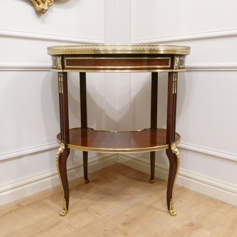French 19th Century Mahogany Side Table by Maison Millet - Image 17