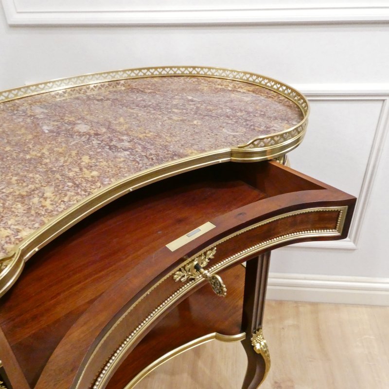 French 19th Century Mahogany Side Table by Maison Millet - Image 15