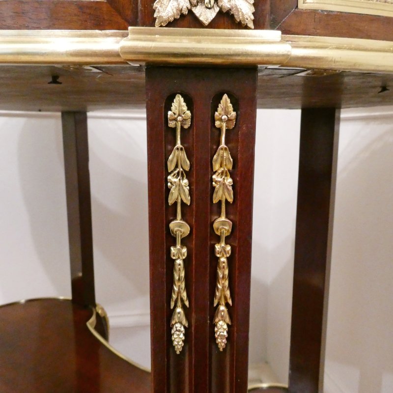 French 19th Century Mahogany Side Table by Maison Millet - Image 19