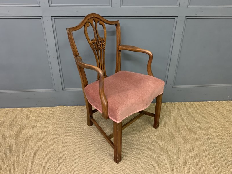 Pair of Georgian Mahogany Armchairs - Image 3