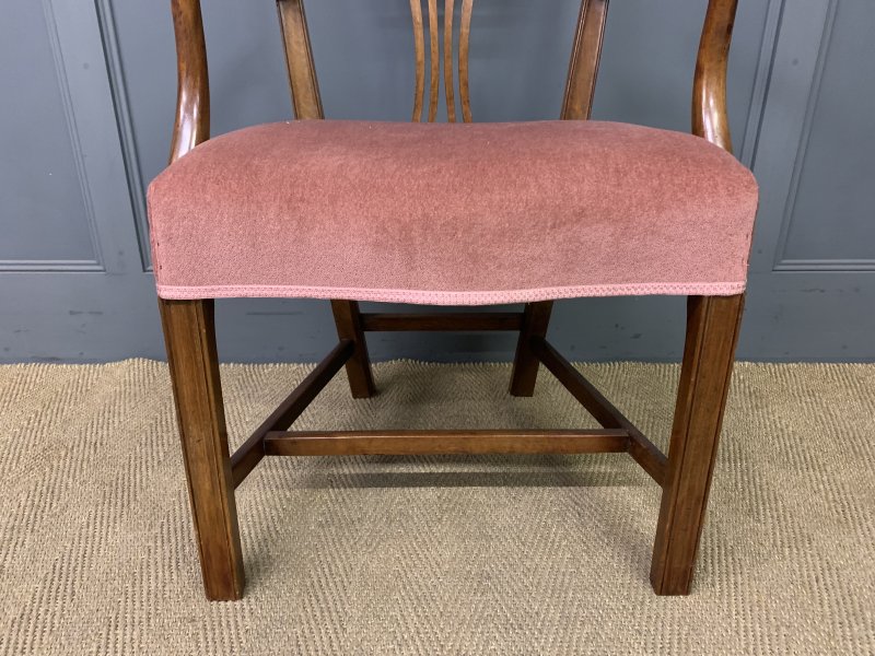Pair of Georgian Mahogany Armchairs - Image 10