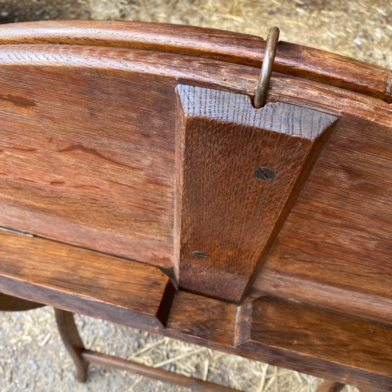 Oak Victorian coaching table - Image 6