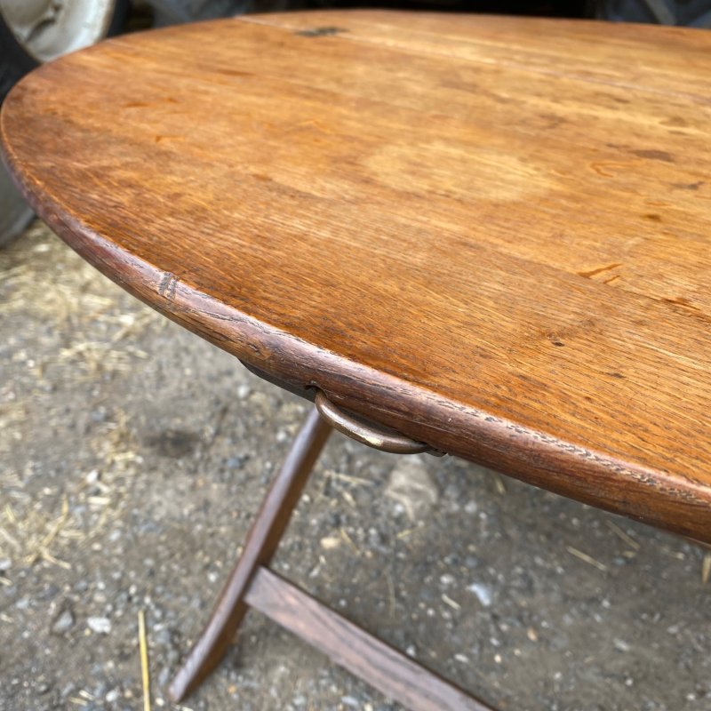 Oak Victorian coaching table - Image 9