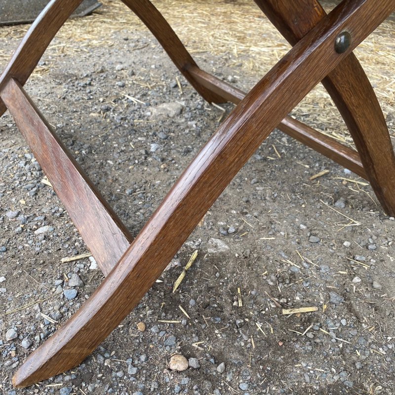 Oak Victorian coaching table - Image 13