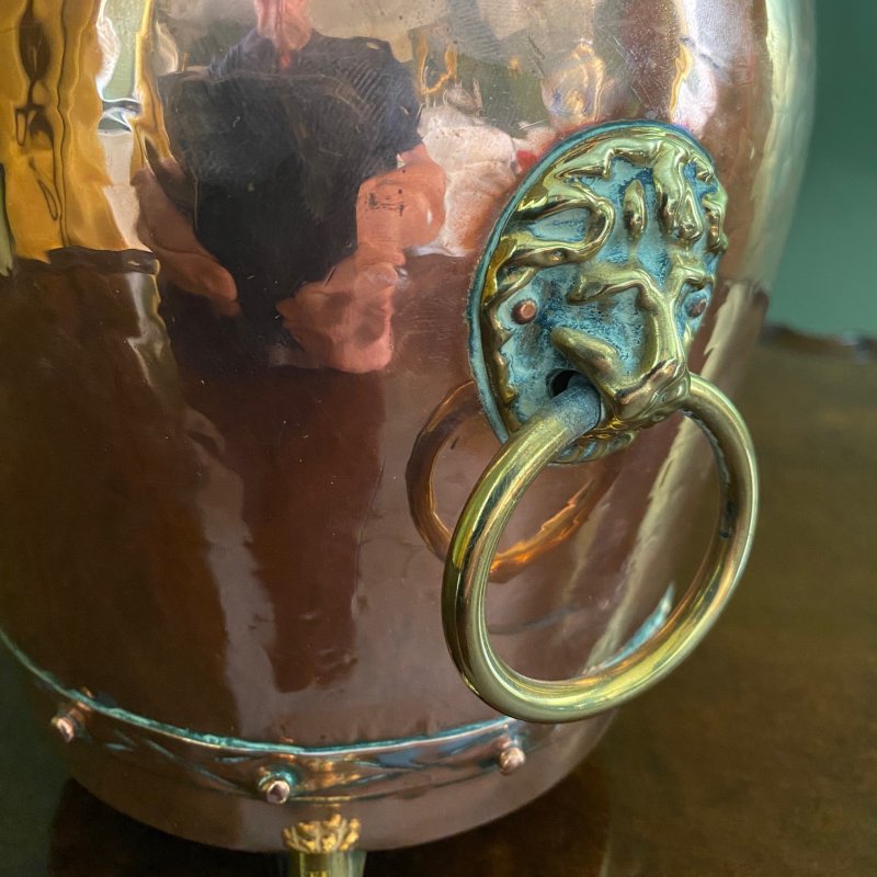 Copper planter jardiniere - Image 6