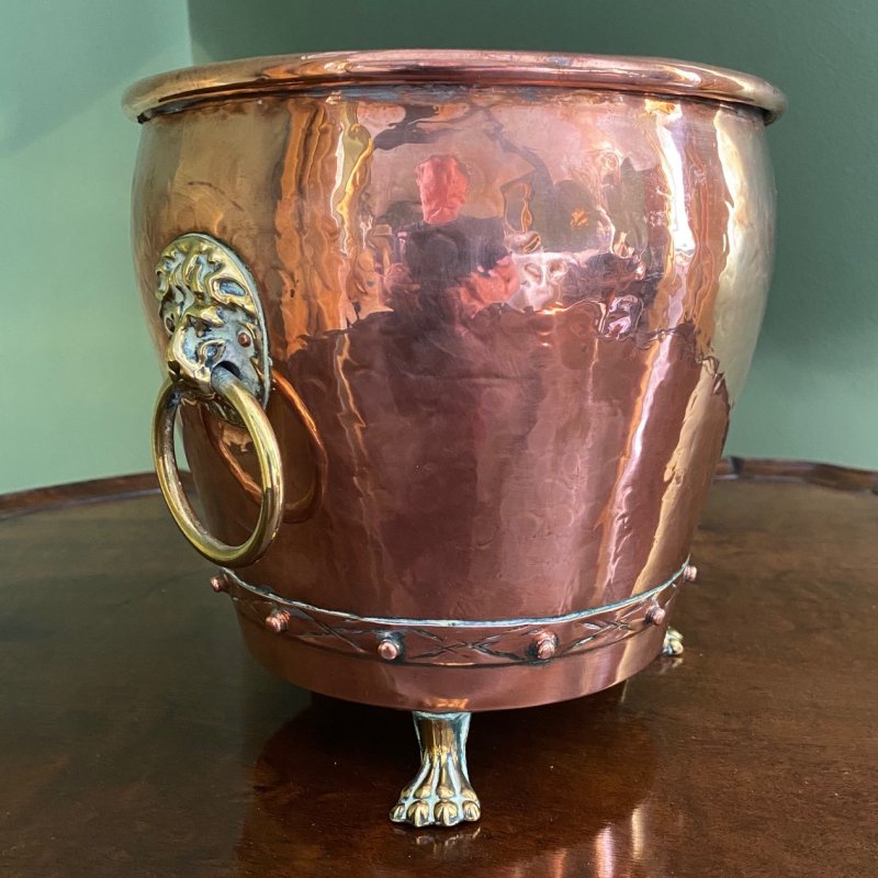 Copper planter jardiniere - Image 3