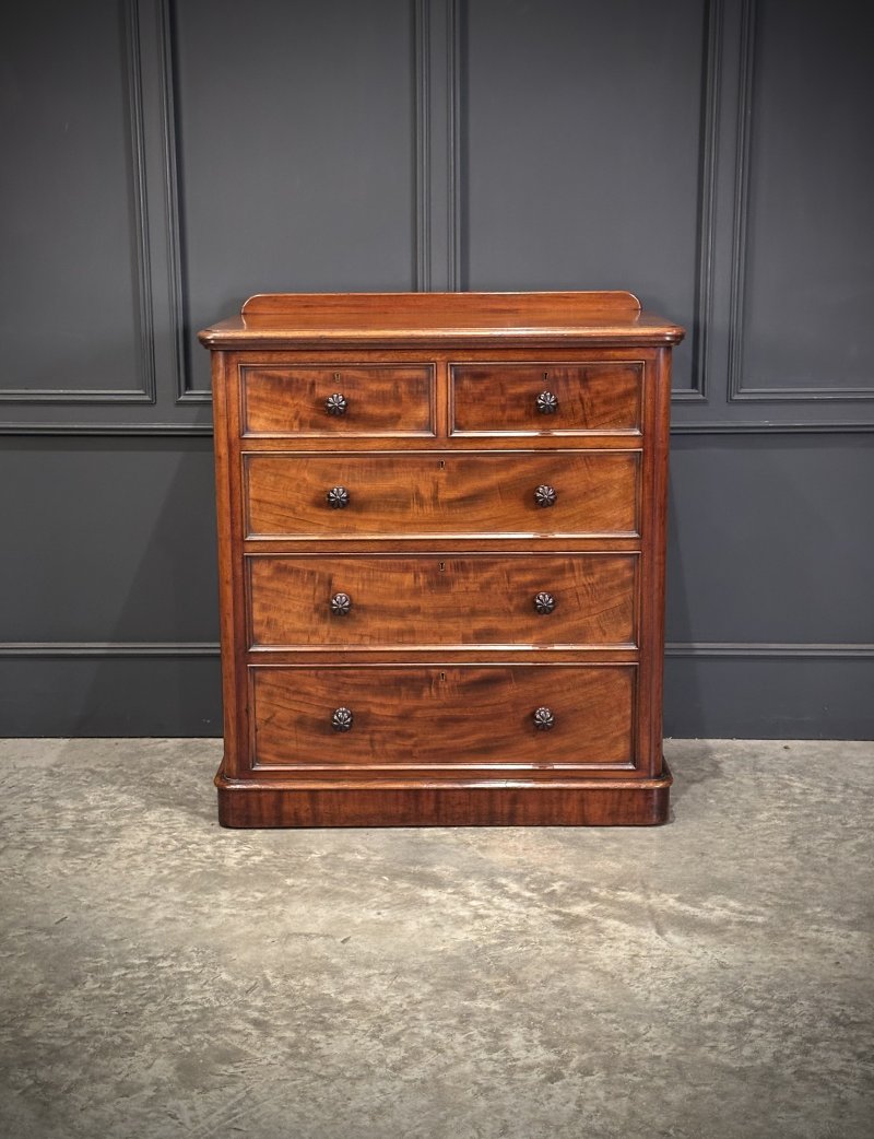 Victorian Mahogany Chest of Drawers - Image 3