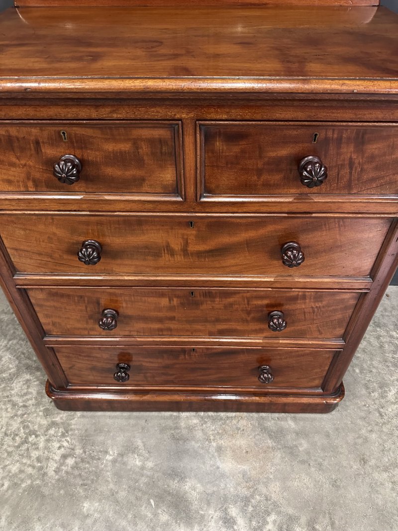 Victorian Mahogany Chest of Drawers - Image 8