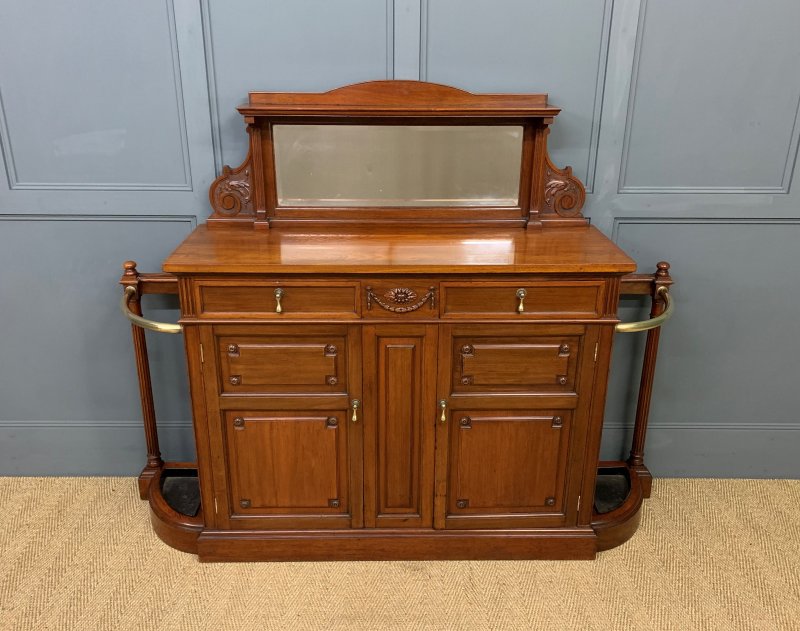 Shoolbred and Co. Walnut Hall Cupboard