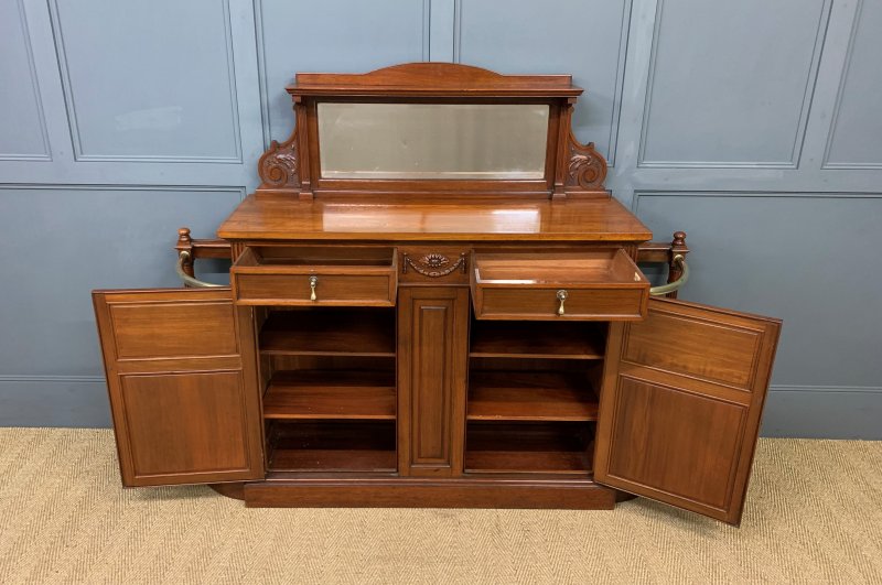 Shoolbred and Co. Walnut Hall Cupboard - Image 7