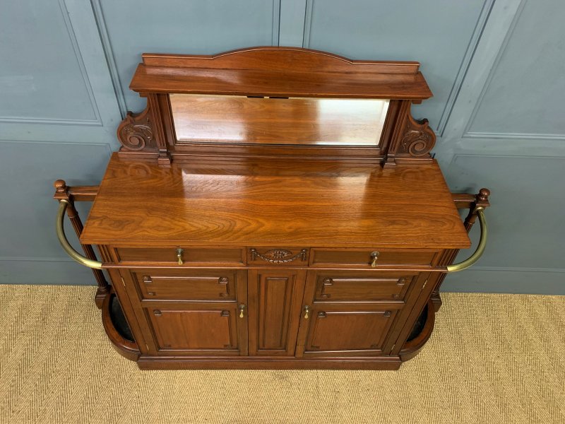 Shoolbred and Co. Walnut Hall Cupboard - Image 11