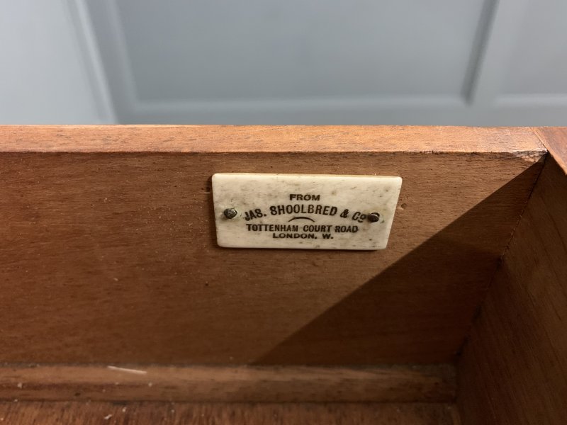 Shoolbred and Co. Walnut Hall Cupboard - Image 17