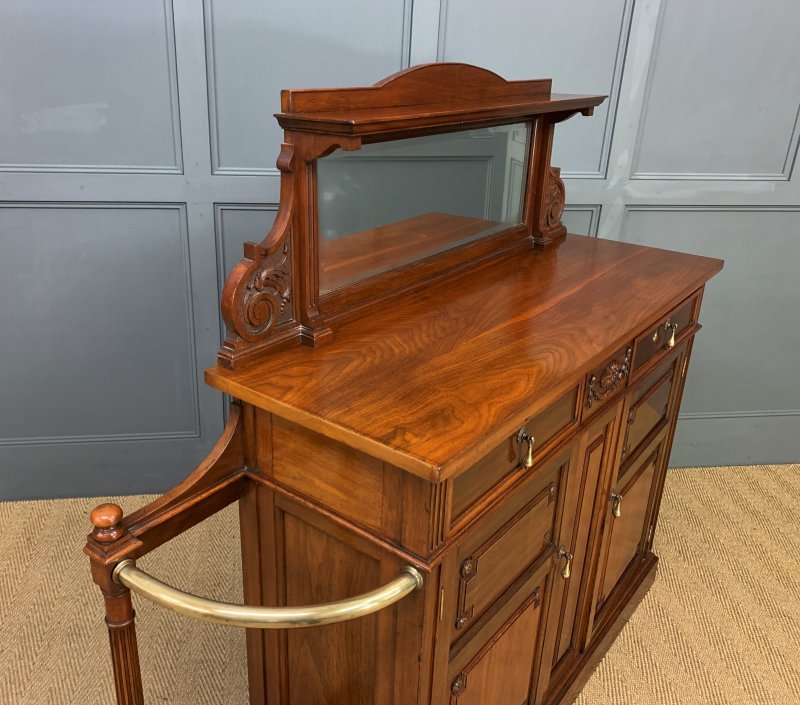 Shoolbred and Co. Walnut Hall Cupboard - Image 8