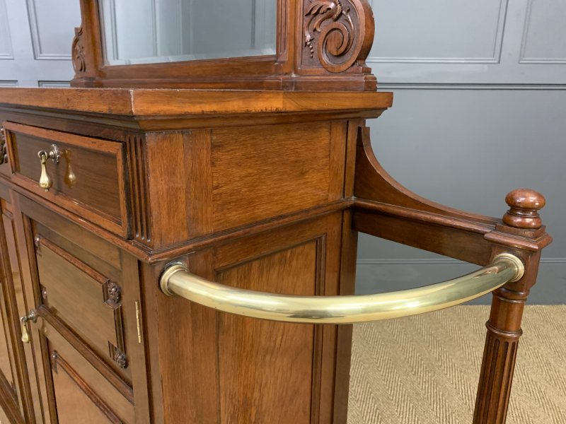Shoolbred and Co. Walnut Hall Cupboard - Image 12