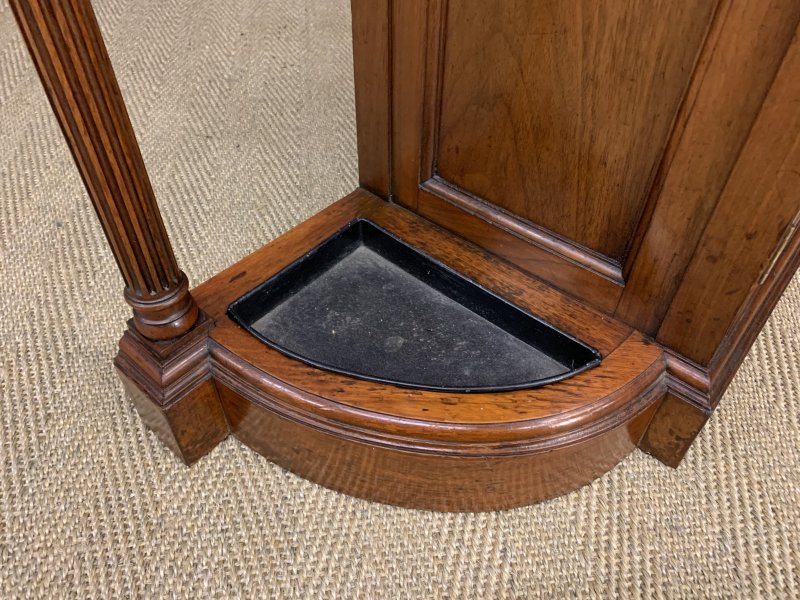 Shoolbred and Co. Walnut Hall Cupboard - Image 13