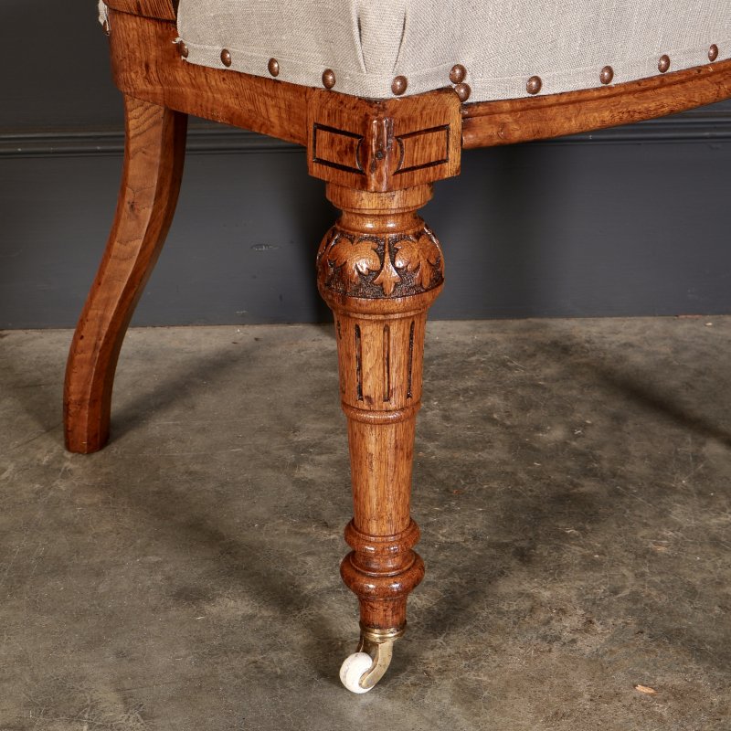 Magnificent Set Of Ten Victorian Oak Dining Chairs - Image 11