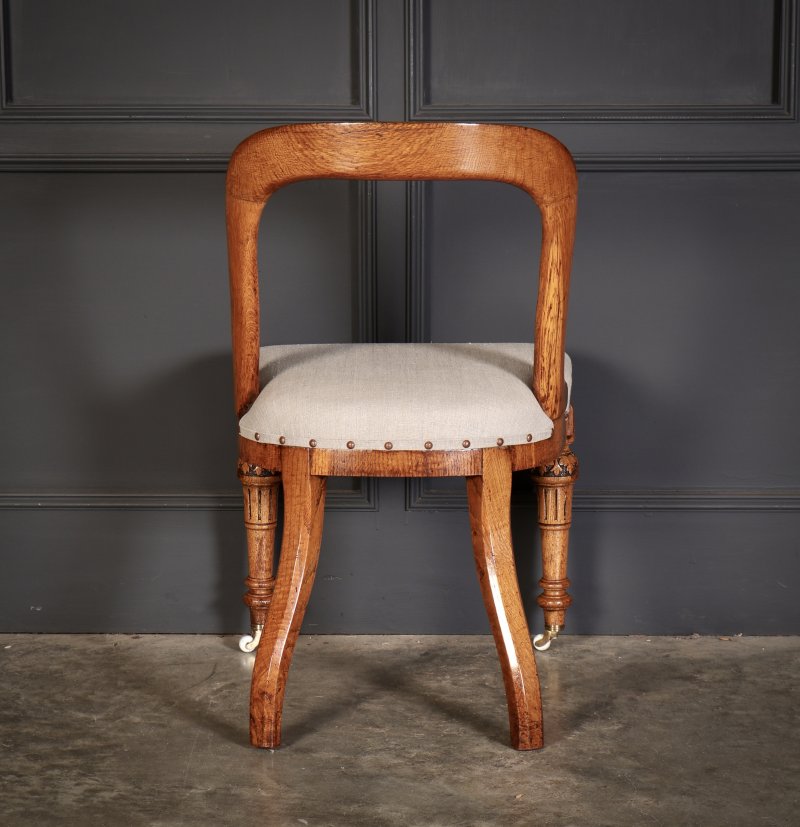 Magnificent Set Of Ten Victorian Oak Dining Chairs - Image 10