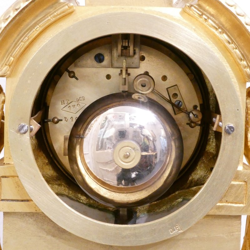 French Gilt Bronze & Porcelain Mantel Clock - Image 15