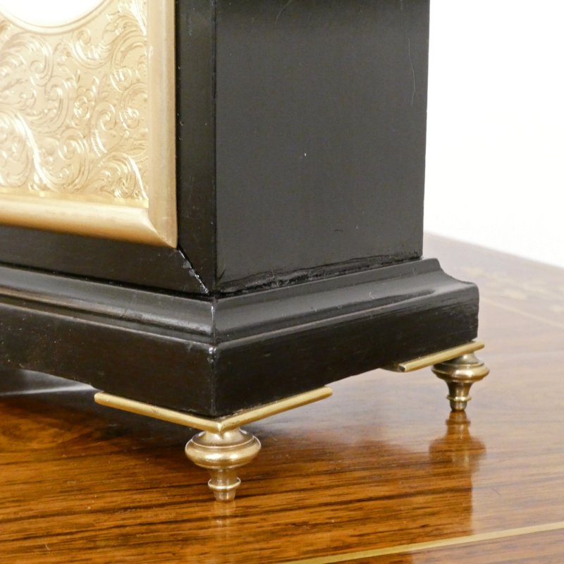 Edwardian Mantel Clock & Barometer - Image 8