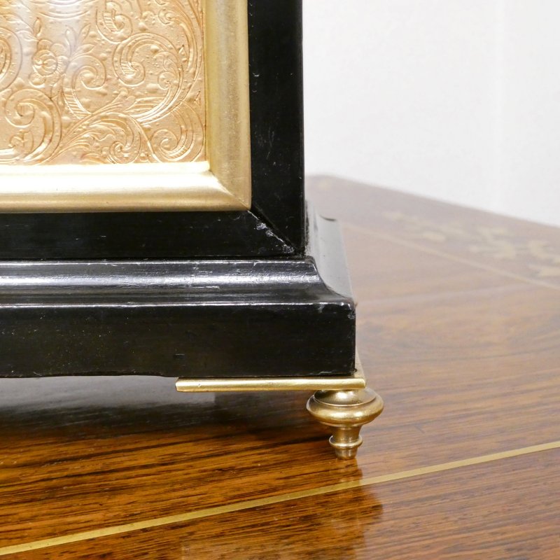 Edwardian Mantel Clock & Barometer - Image 9