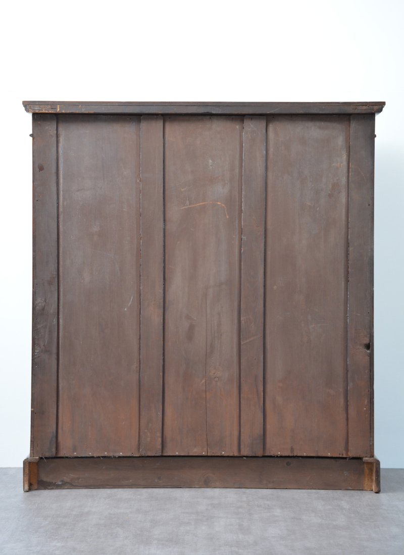 Late Victorian Walnut Open Bookcase with Adjustable Shelves - Image 17