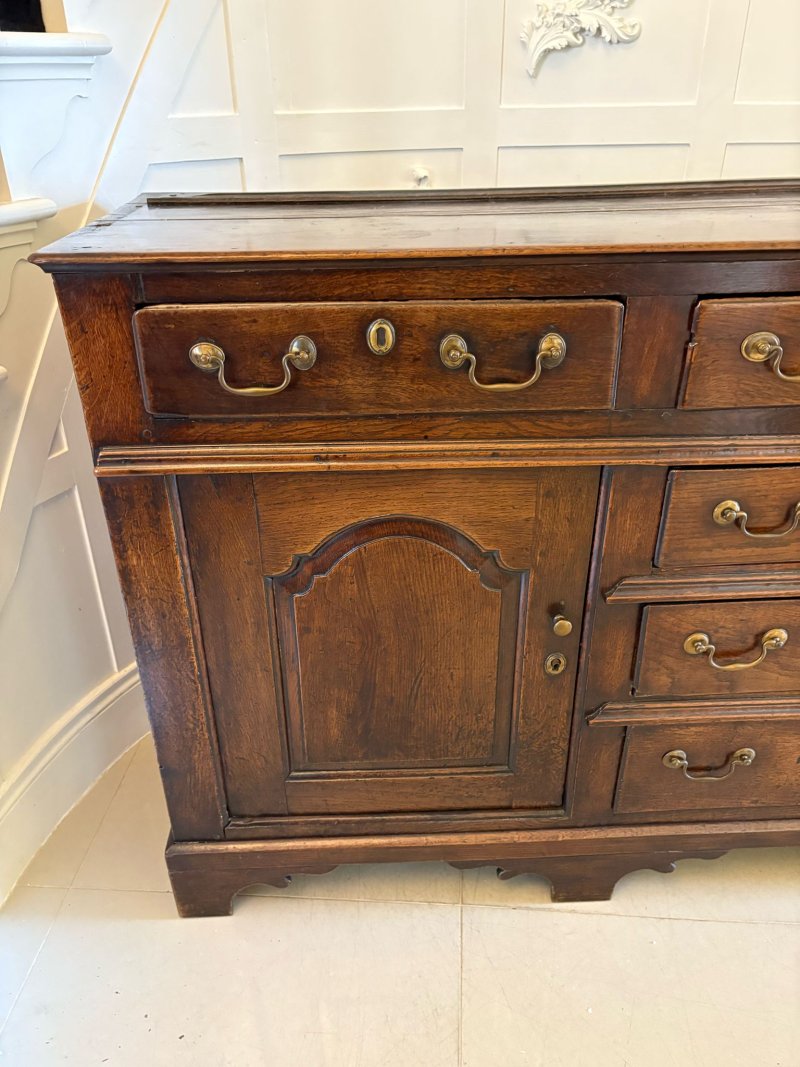 Antique Georgian George III Oak Welsh Dresser Sideboard - Image 7