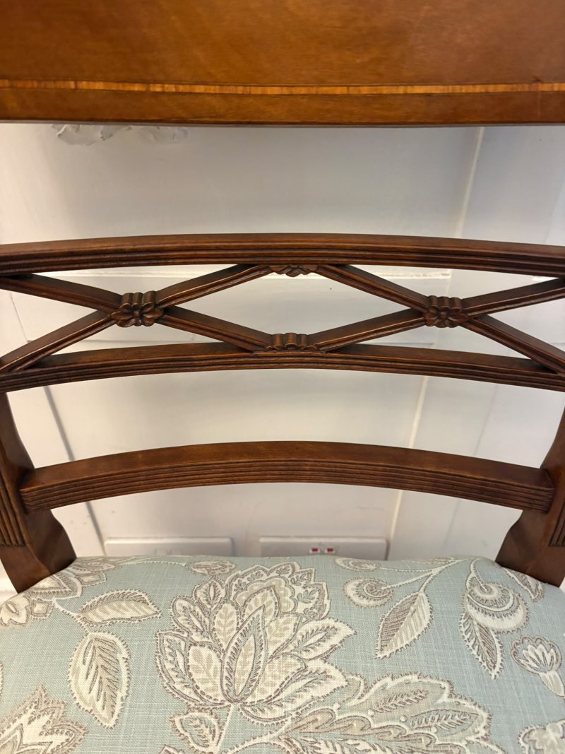 Antique Edwardian Set of Ten Mahogany Dining Chairs with Carver Armchairs, Georgian Revival - Image 22