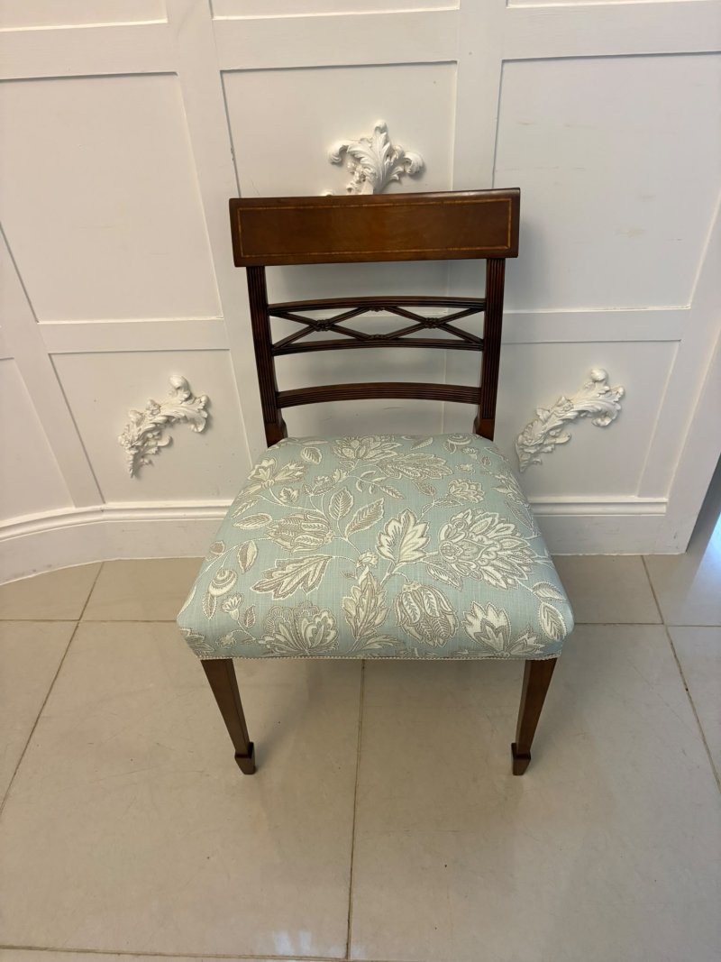 Antique Edwardian Set of Ten Mahogany Dining Chairs with Carver Armchairs, Georgian Revival - Image 16
