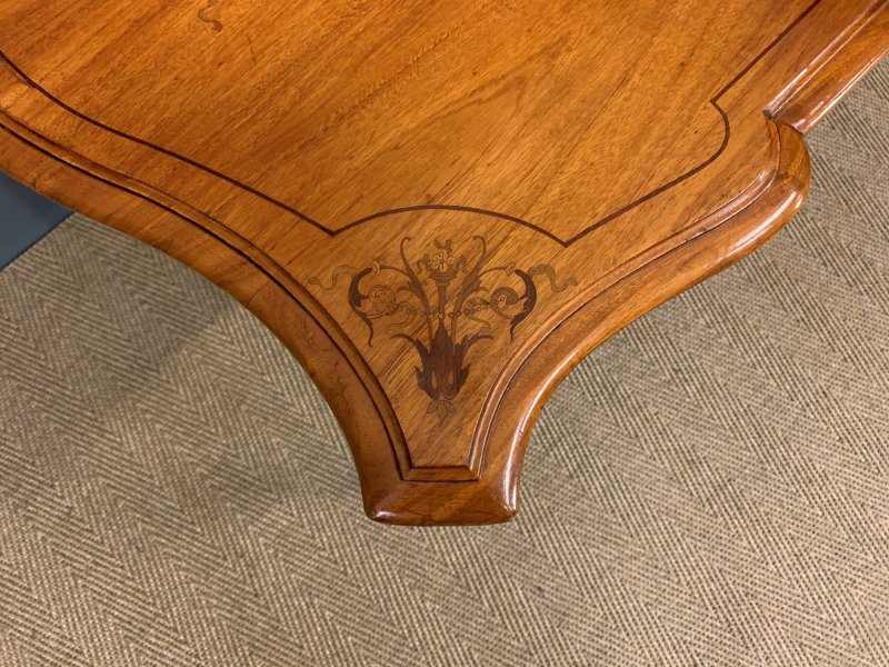 19th Century Inlaid Satinwood Table - Image 12