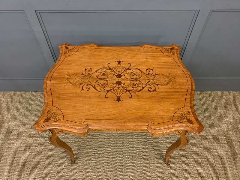 19th Century Inlaid Satinwood Table - Image 16
