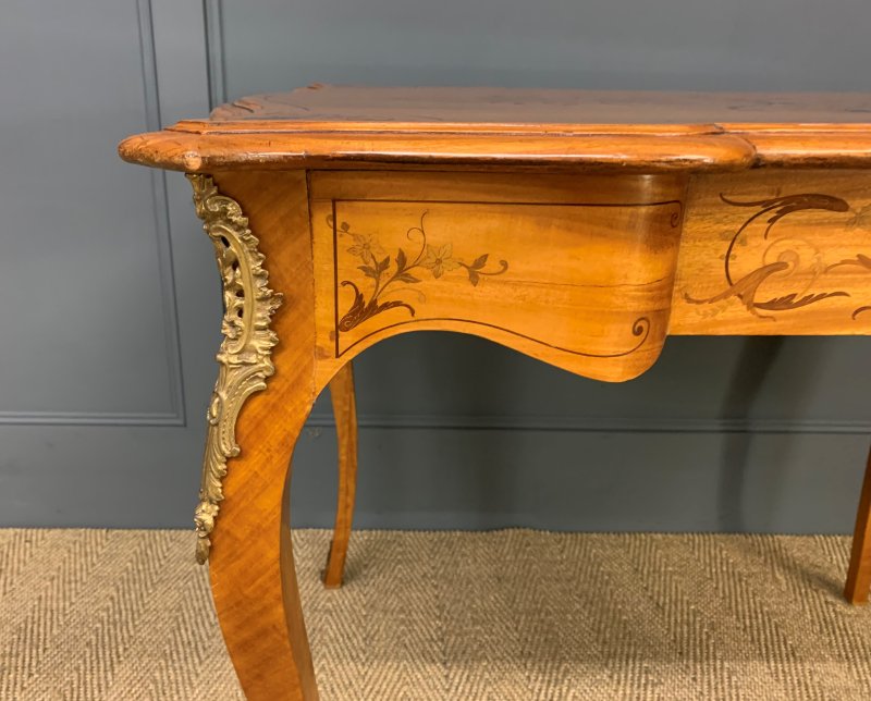 19th Century Inlaid Satinwood Table - Image 3