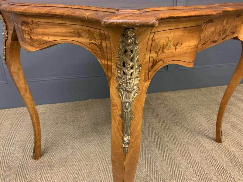 19th Century Inlaid Satinwood Table - Image 14