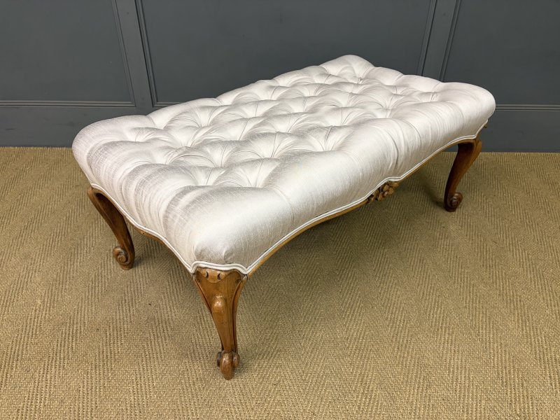 Large Sized Victorian Rosewood Stool