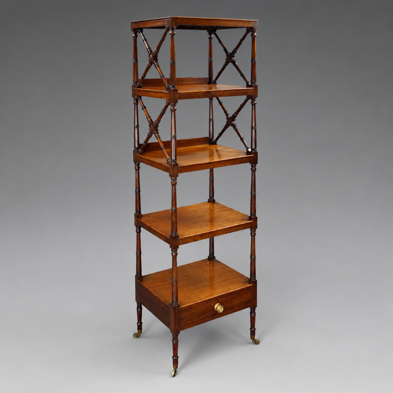 A Fine George III Whatnot Of Unusual Design