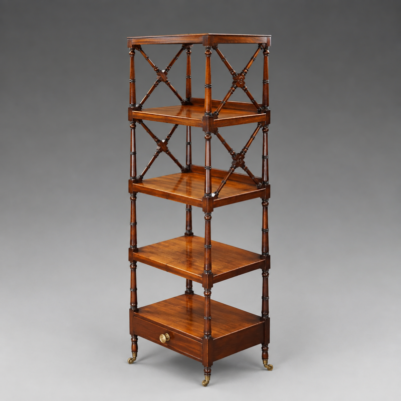 A Fine George III Whatnot Of Unusual Design - Image 4