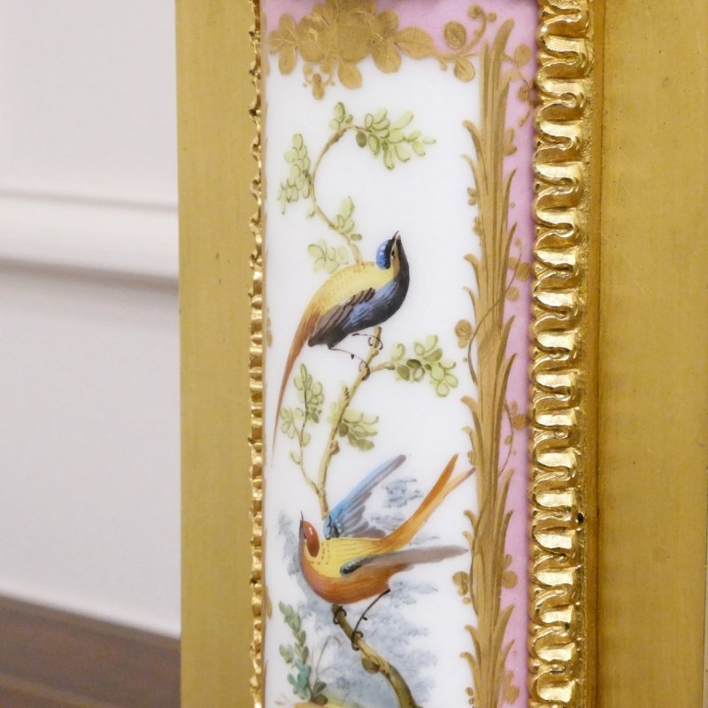 French Gilt Bronze & Porcelain Mantel Clock by Jean Baptiste Delettrez - Image 12